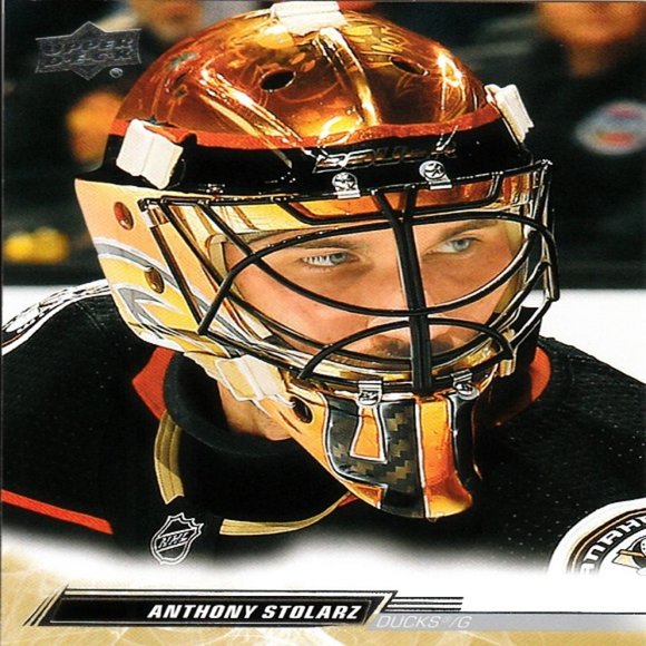 Anthony Stolarz (Ducks) 2022/2023 Upper Deck Series 1 Hockey Card-Card Number 6 - Picture 1 of 2